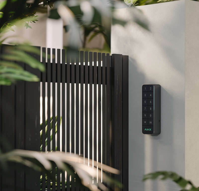 Ajax Superior KeyPad Outdoor Zutrittskontrolle LSK-Überwachungstechnik Baden-Baden